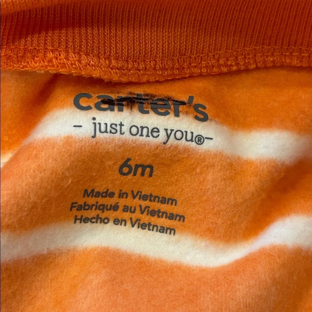 Carter's‎ pumpkin sleep n play NWT 6M